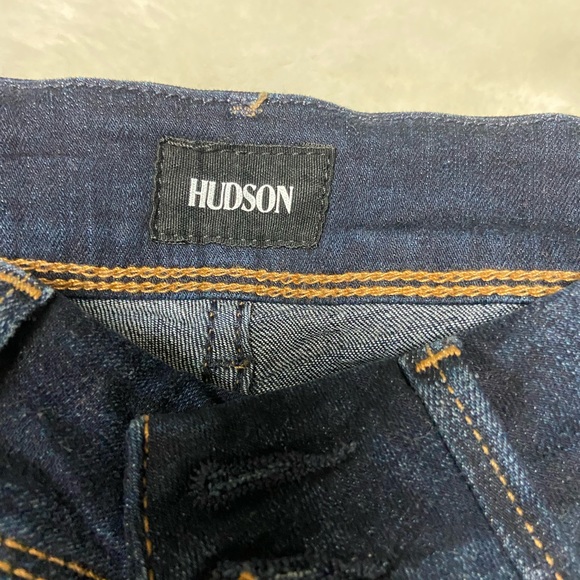 $205 Hudson Beth Baby Boot cut jeans size 25 dark wash blue - Picture 6 of 11